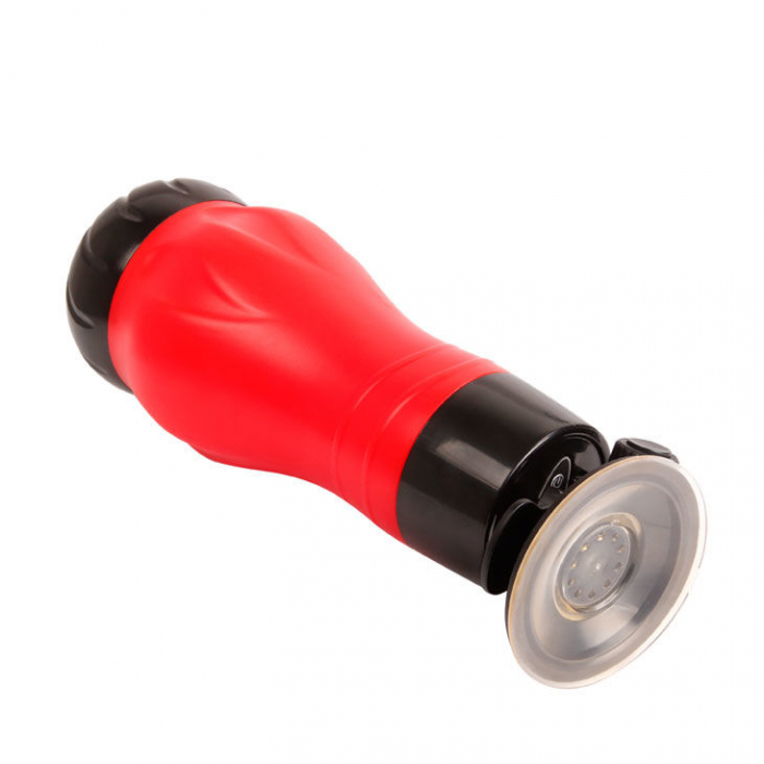 Masturbator Realist Crazy Bull Flora, 12 Moduri de Vibratii, Ventuza Puternica, 28,3 cm [5]