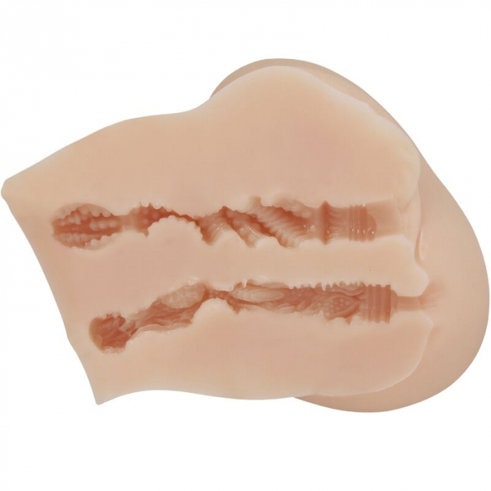 Masturbator Crazy Bull Luna, Realist, cu Vagin si Anus, Vibratii Reglabile, 1.48 kg [5]