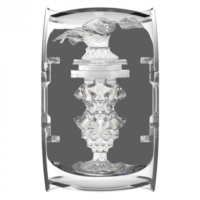 Masturbator Dublu Fleshlight Quickshot Stoya, Vagin și Anus, Transparent [7]