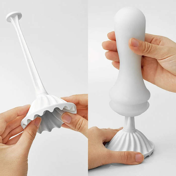 Masturbator TENGA FLEX – Tehnologie Spiralata cu Suport de Uscare, Material Reutilizabil si Suport Lubrifiant [8]