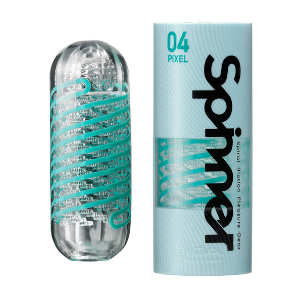 Masturbator TENGA SPINNER 04 PIXEL - Stimulare Spiralata Unica cu Noduri Delicate [4]