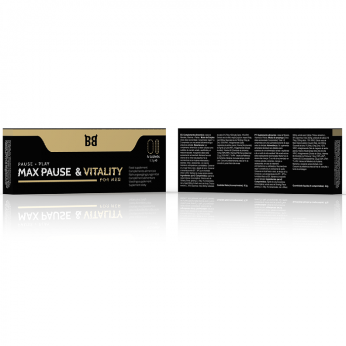 Capsule Black Bull Max Pause & Vitality – Supliment pentru Control si Performanta Masculina 4 buc [4]
