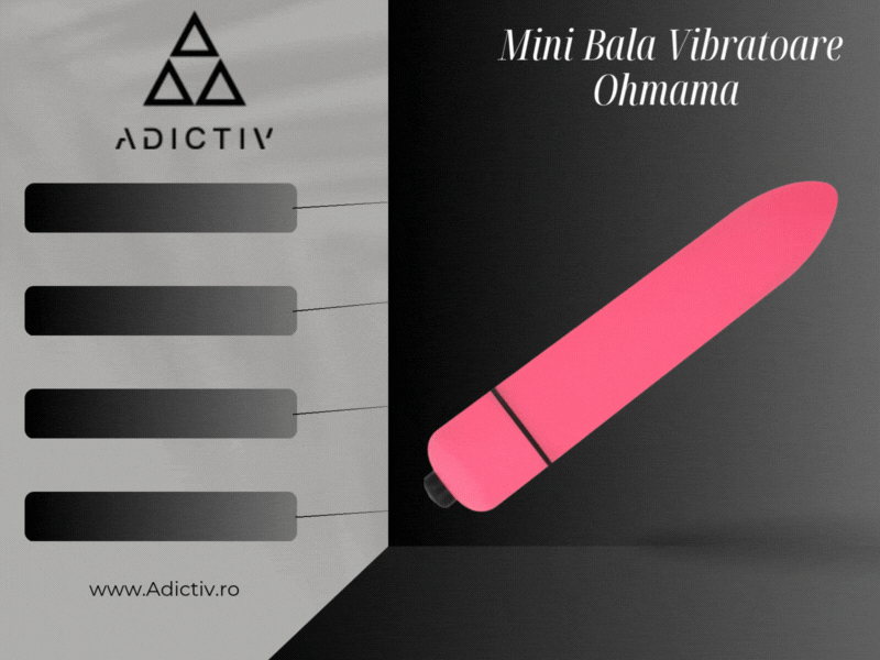 Mini Glont Vibrator Ohmama – Putere Maxima în 9 cm, Perfecta pentru Stimulare Intensa [2]