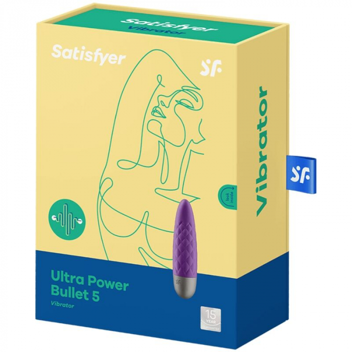 Mini Vibrator Satisfyer Ultra Power Bullet 5 - 12 Functii Vibratie, Rezistent la Apa, USB [4]