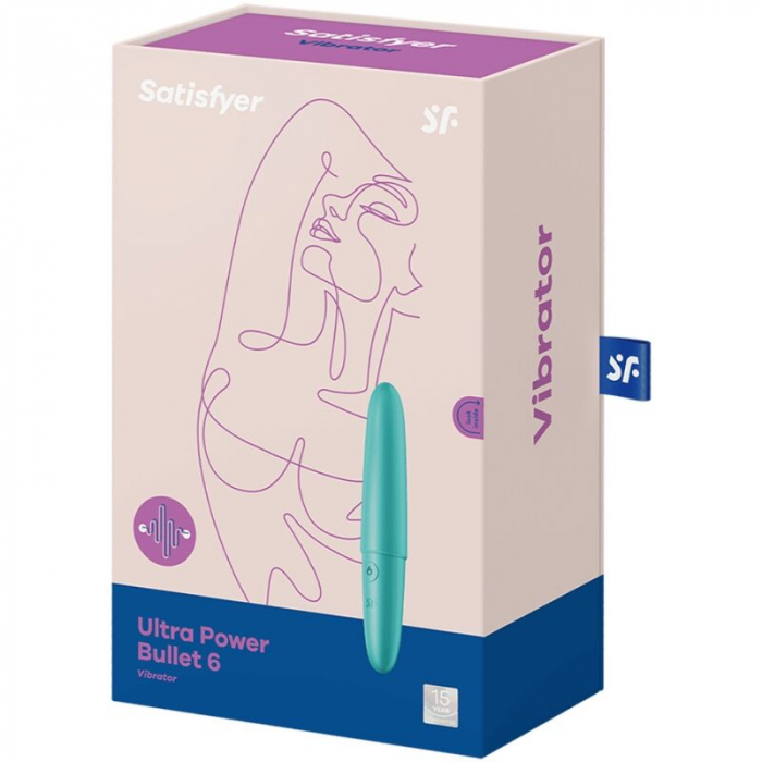 Mini Vibrator Satisfyer Ultra Power Bullet 6 cu 12 Moduri de Vibratie, Rezistent la Apa [4]