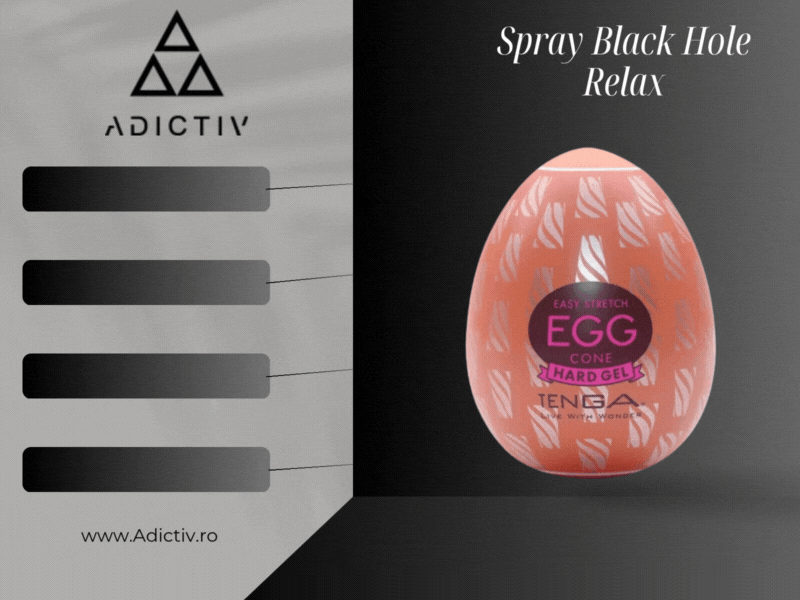 Ou Masturbator Tenga Egg Cone, Material Elastic, Dimensiuni 53x70 mm [2]
