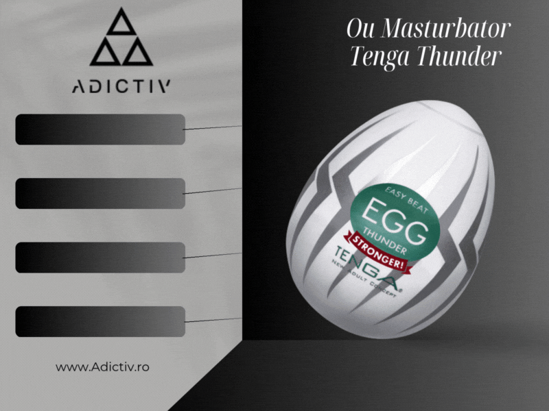 Ou Masturbator Tenga Thunder – Stimulare Intensa pentru O Noua Experienta [2]