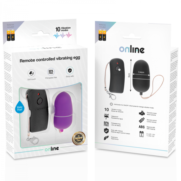 Ou Vibrador ONLINE cu Telecomanda – 10 Moduri Vibratie, Jucarie Discreta și Rezistenta la Apa [5]