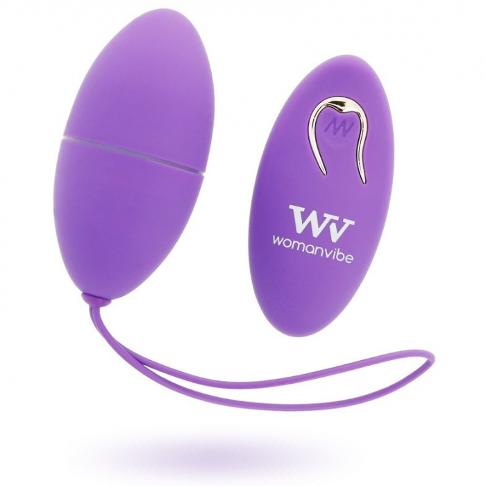 Ou Vibrator Womanvibe Alsan cu Telecomanda Silicon Lila [3]