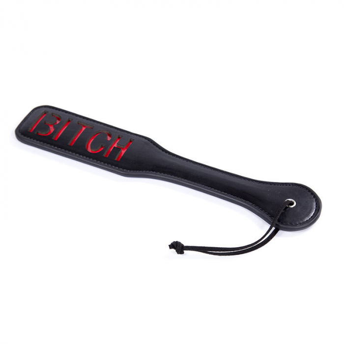 Paleta Fetish Ohmama „Bitch” din PVC – Accesoriu BDSM de Calitate Premium, 32.6 cm [3]
