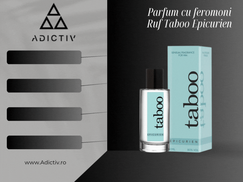 Parfum cu feromoni Ruf Taboo Epicurien pentru barbati, aroma lemnoasa-afrodisiaca, 50 ml [2]