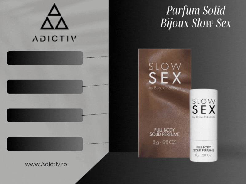 Parfum Solid Bijoux Slow Sex, pentru Corp, Aroma Cocos, Compatibil Zone Intime, 8 gr [2]
