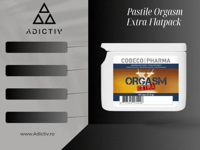 Pastile Orgasm Extra Flatpack pentru Erectie și Rezistenta cu Ginseng Siberian – Performanta Maxima! 60 capsule [2]