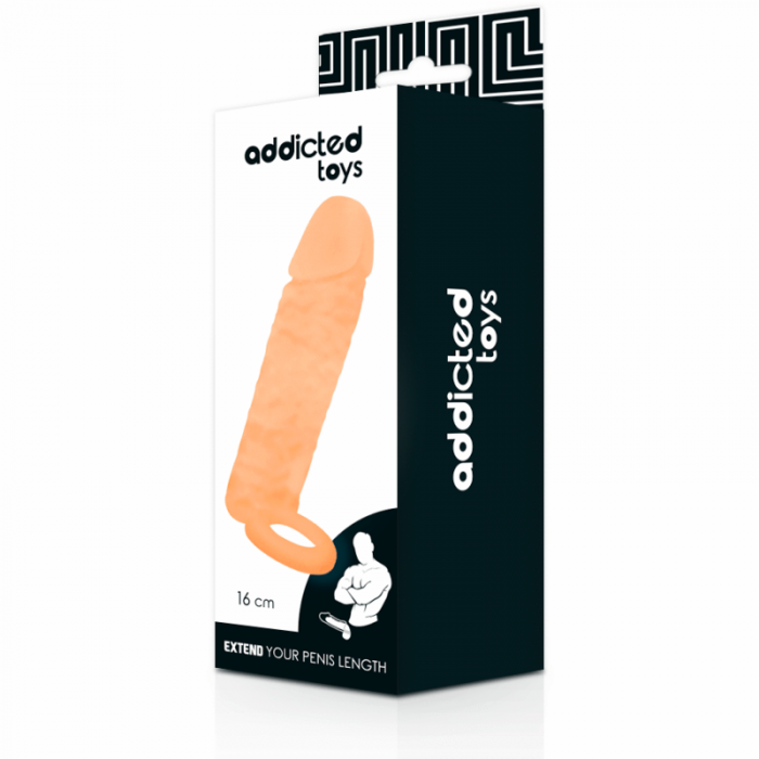 Prelungitor Penis Addicted Toys Natural 14 cm + 2.5 cm [4]