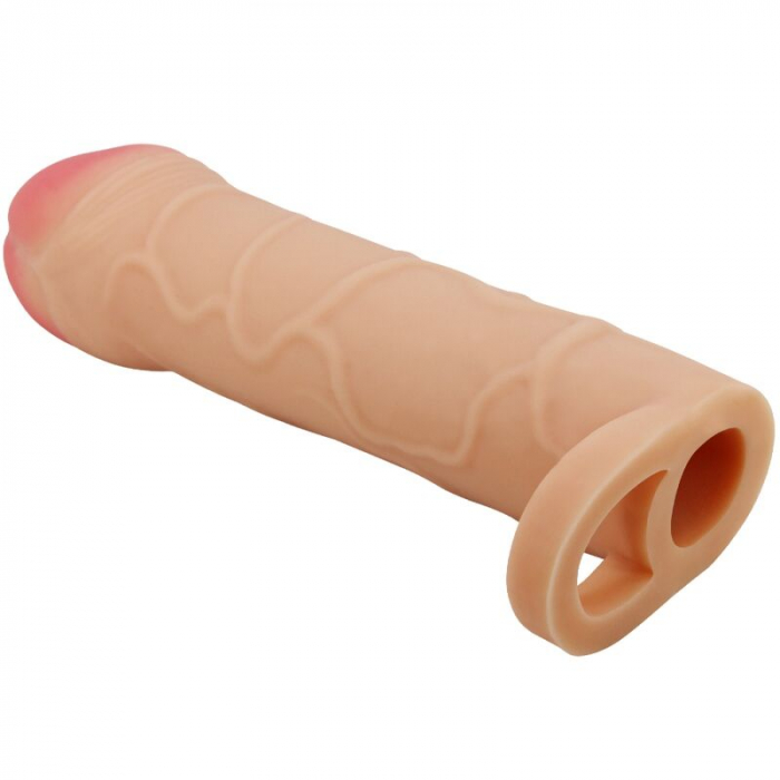 Prelungitor Penis Pretty Love Bunion, Natural, 16.5 cm, cu 2.5 cm Extensie, Material TPR [3]