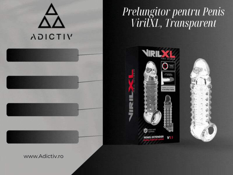 Prelungitor pentru Penis VirilXL Extension, Creste Grosimea si Placerea, Lungime 13,5 cm, Material TPE Moale [2]