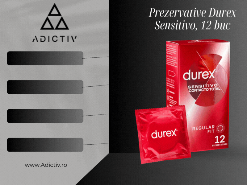 Prezervative  Durex Sensitivo Contact Total - Ultra-Fine pentru Sensibilitate Maximă 12 buc [2]