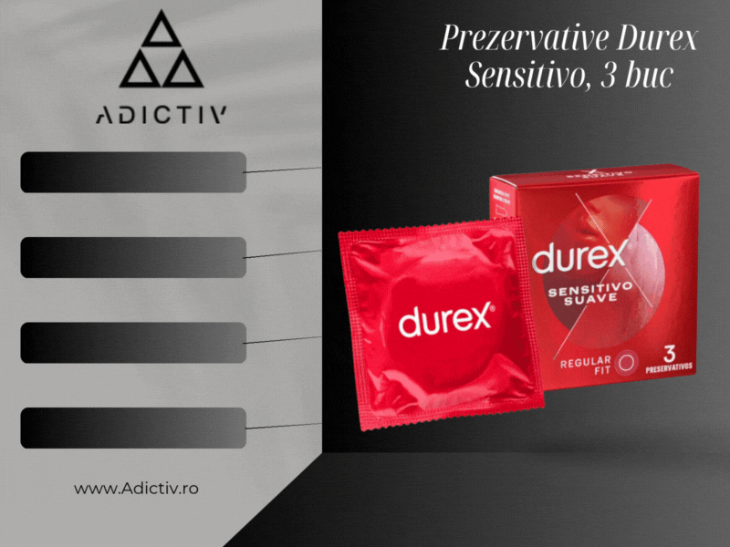 Prezervative Durex Sensitivo Ultra Subtiri, 56 mm, 3 bucati [2]