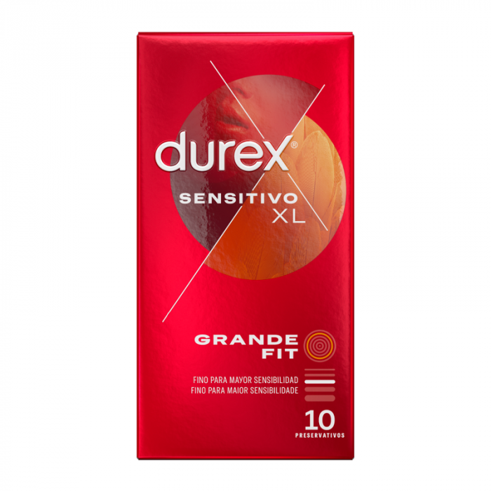 Prezervative Durex Sensitivo XL - Extra Fine, Lubrifiate, 56 mm, 10 Buc - Confort si Protectie Optime [3]