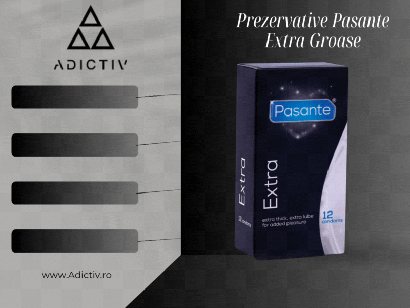 Prezervative Pasante Extra Groase, Lubrifiere Suplimentara, 52 mm, 12 Buc – Siguranta Maxima! [2]