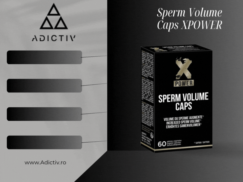 Sperm Volume Caps XPOWER - Creste Volumul Spermei si Intensitatea Orgasmului - 60 Capsule [2]