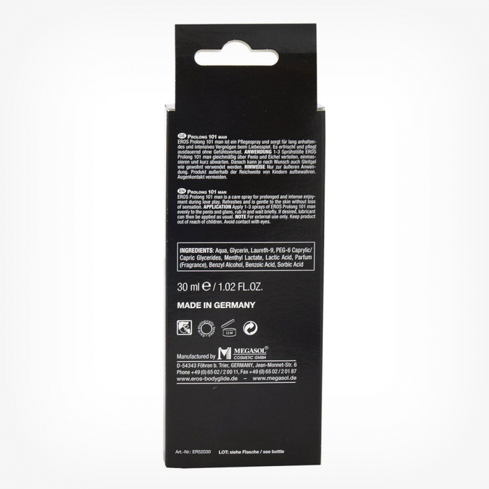 Spray Eros Prolong 101, pentru întârzierea ejaculării, 30 ml [4]