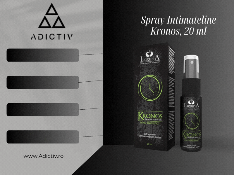 Spray Intimateline Retardant Masculin Kronos – Control Maxim si Confort 20 ml [2]