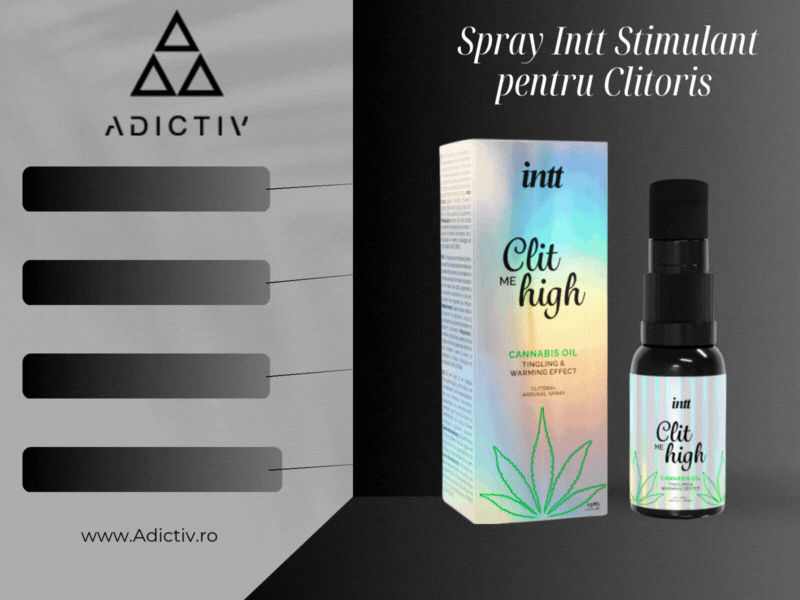 Spray Intt Stimulant pentru Clitoris - Clit Me High, cu Ulei de Seminte de Cannabis 15 ml [2]