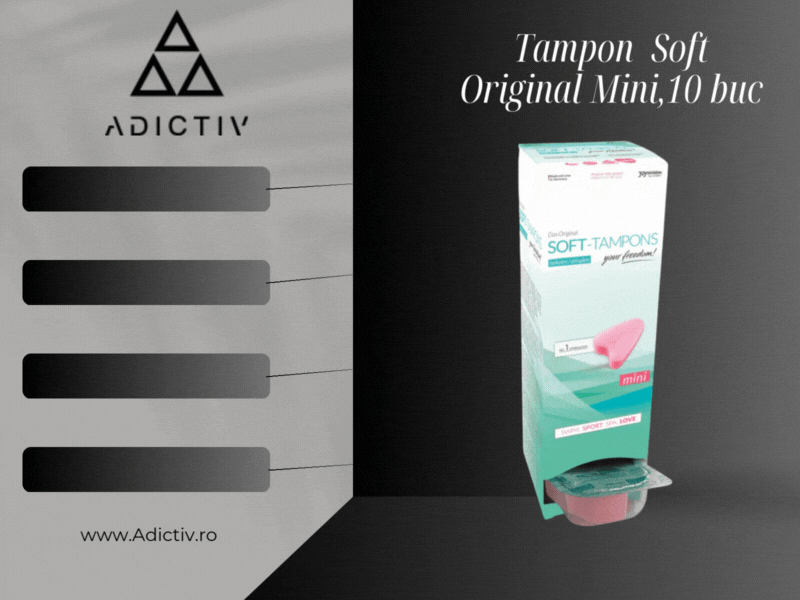 Tampon Joydivision Soft Original Mini – Protectie igienica si confort discret 10 buc [2]