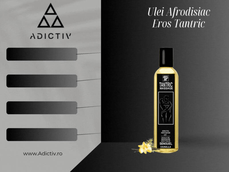 Ulei Afrodisiac Eros Tantric Massage, Aroma de Vanilie, 30 ml, Relaxare si Placere pentru Masajele de Cuplu [2]