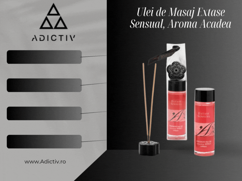 Ulei de Masaj Extase Sensual cu Efect de Incalzire si Feromoni, Aroma Acadea, 100 ml [2]