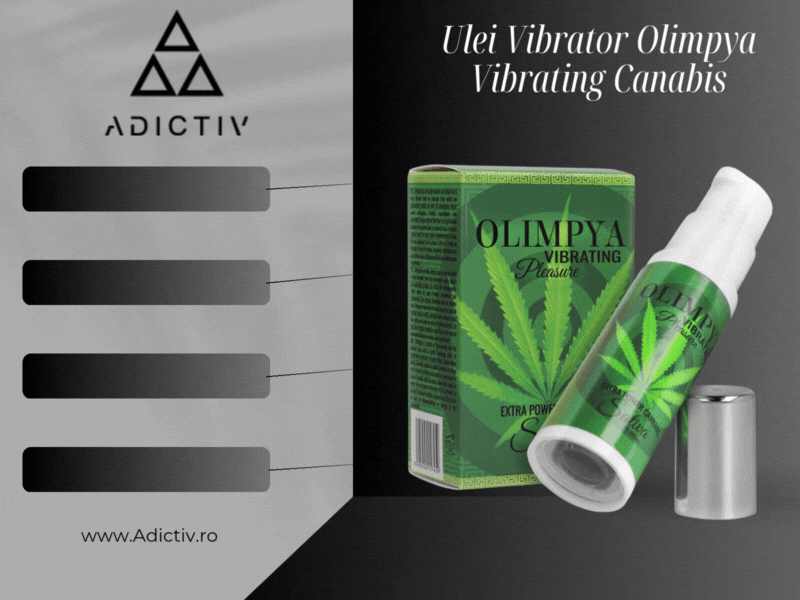 Ulei Vibrator Olimpya Vibrating Pleasure Extra Power Cannabis Sativa 6 ml [2]