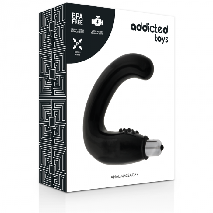 Vibrator Anal Addicted Toys Anal Massager Negru [5]