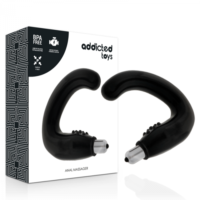 Vibrator Anal Addicted Toys Anal Massager Negru [3]