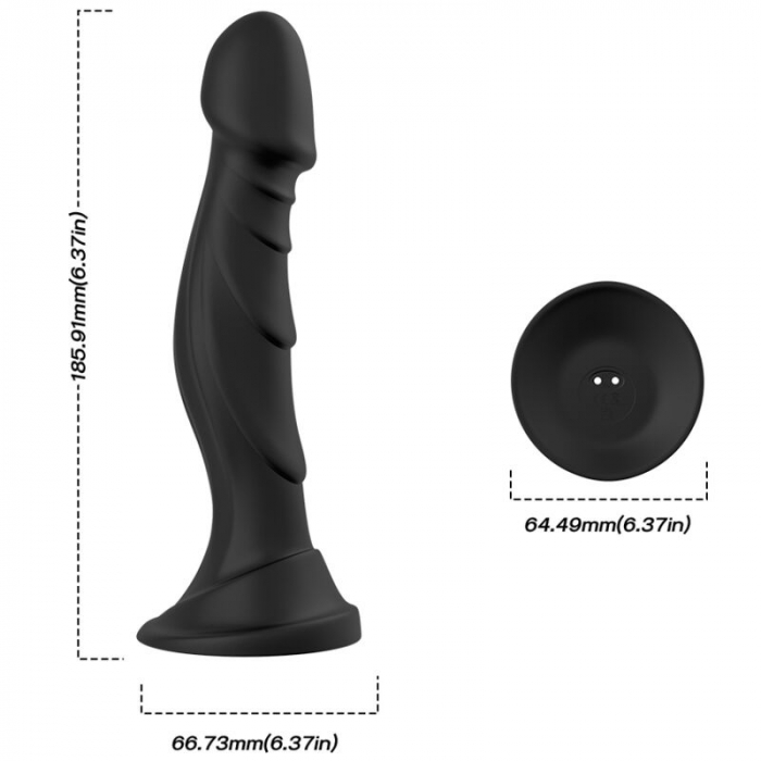 Vibrator Anal cu Telecomanda Armony, din Silicon Negru, 9 Moduri de Vibratie [3]