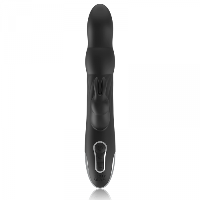 Vibrator Brilly Glam Moebius Rabbit & Rotator – Stimulator Punct G si Clitoris, 10 Vibratii, 4 Rotiri, USB, Compatibil Watchme [6]