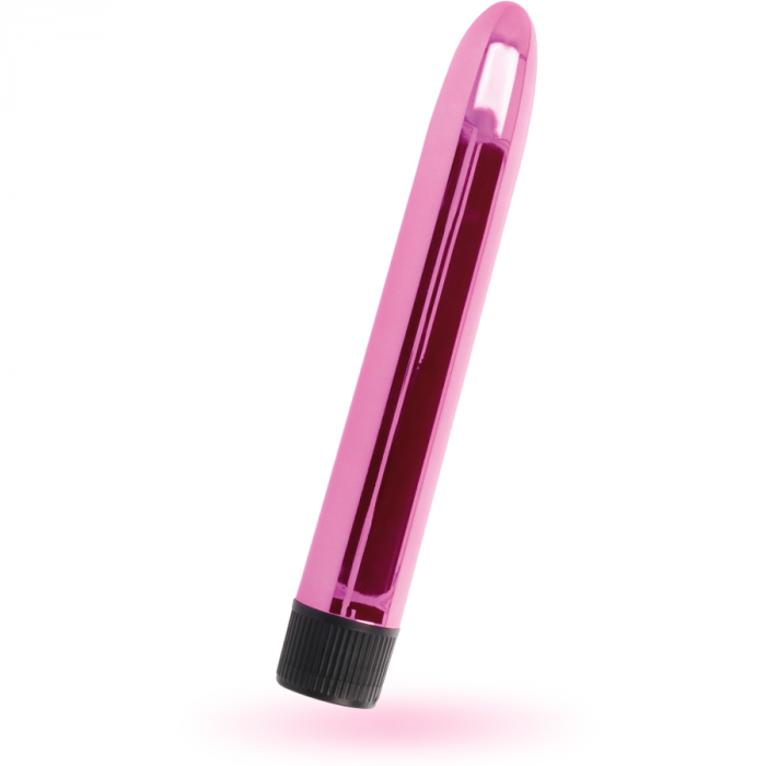 Vibrator clasic, Roz, din ABS, 17 cm, Vito Intense [4]