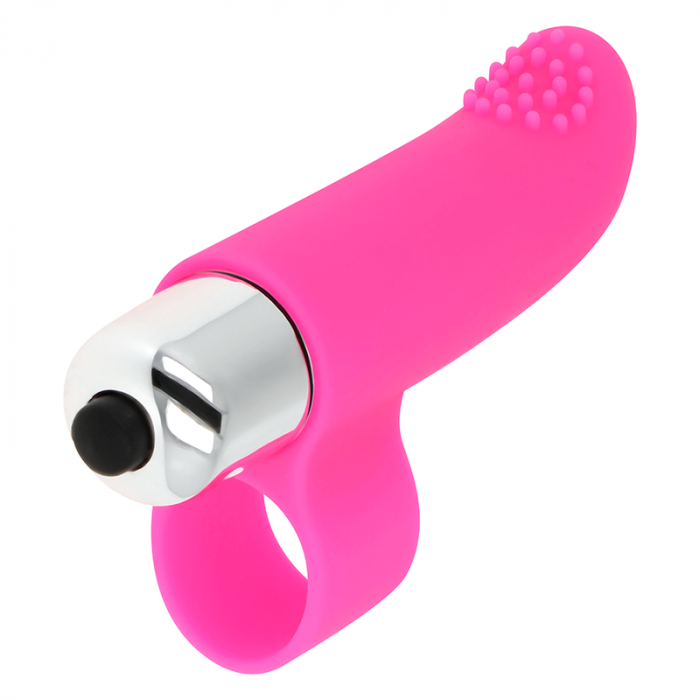 Vibrator Deget Ohmama, Silicon Moale,  Roz, Viteza 11.000 RPM – Discret si Puternic [3]