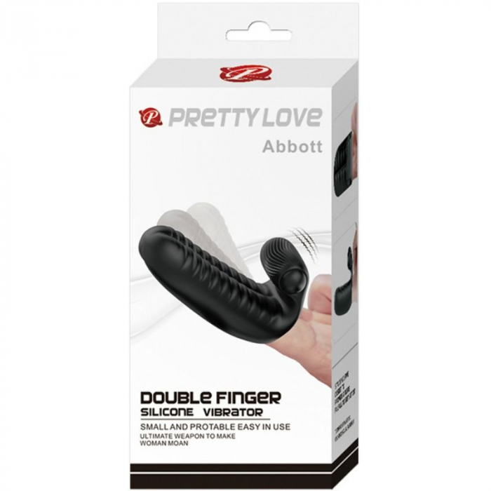 Vibrator Deget Pretty Love Abbott cu Vibratii Negru [7]