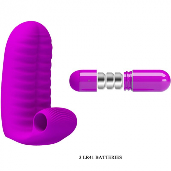 Vibrator Deget Pretty Love Abbott cu Vibratii Lila [5]