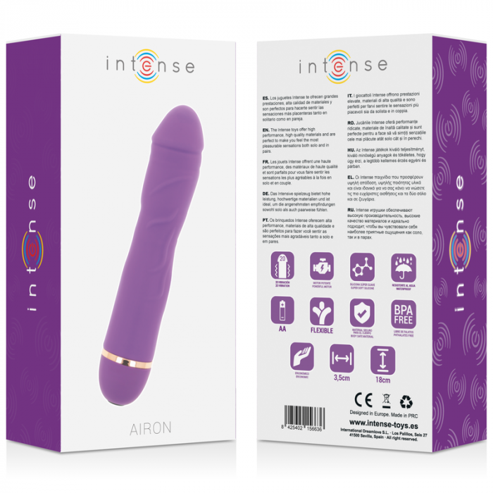 Vibrator Intense Airon 20 Moduri de Vibratie Silicon Mov [5]