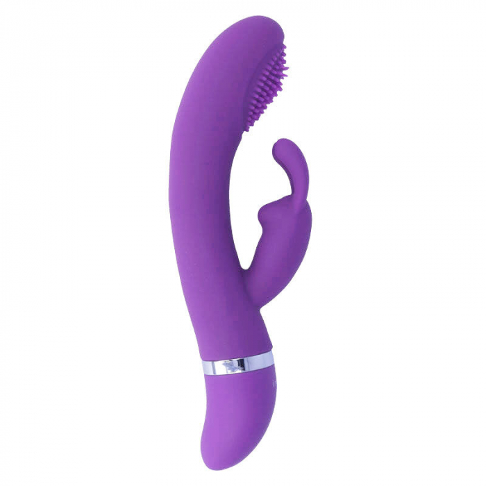 Vibrator Iepuras Intense Susy 7 Moduri Vibratii Silicon, Mov, 18.8 cm [6]
