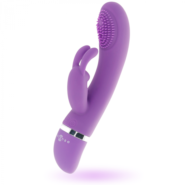 Vibrator Iepuras Intense Susy 7 Moduri Vibratii Silicon, Mov, 18.8 cm [3]