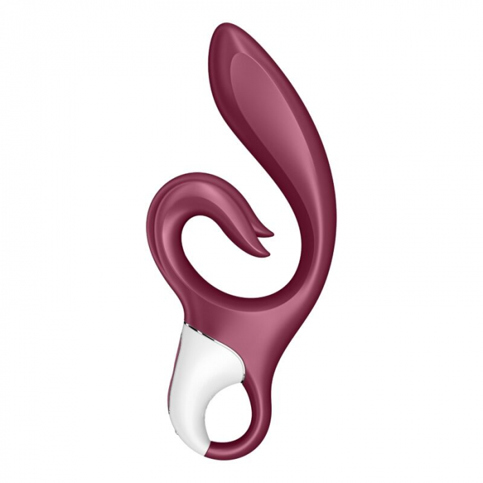 Vibrator Satisfyer Iepuras  Love Me Dual Stimulation pentru Punctul G si Clitoris, 12 Functii, Silicon Medicala [3]