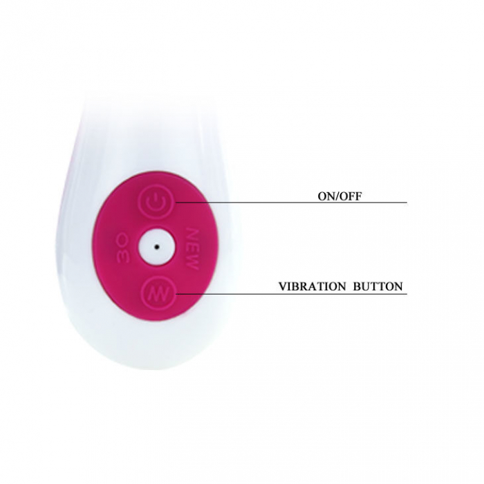 Vibrator Iepuras Pretty Love Gene cu 30 Moduri de Vibratie, din Silicon, Stimulare Intensa si Ergonomie Perfecta [6]
