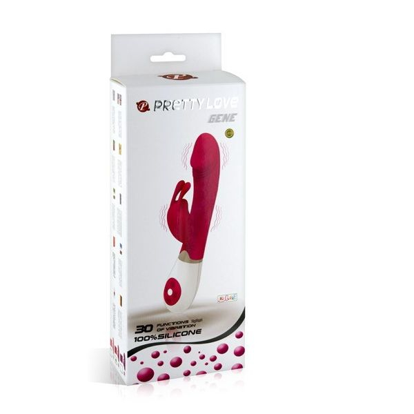 Vibrator Iepuras Pretty Love Gene cu 30 Moduri de Vibratie, din Silicon, Stimulare Intensa si Ergonomie Perfecta [3]