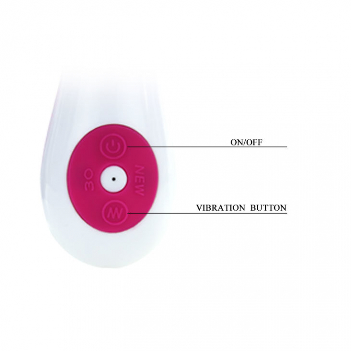 Vibrator Iepuras Pretty Love Felix cu 30 Moduri de Vibratii din Silicon, Stimulare Intensa, Rezistent la Apa [8]