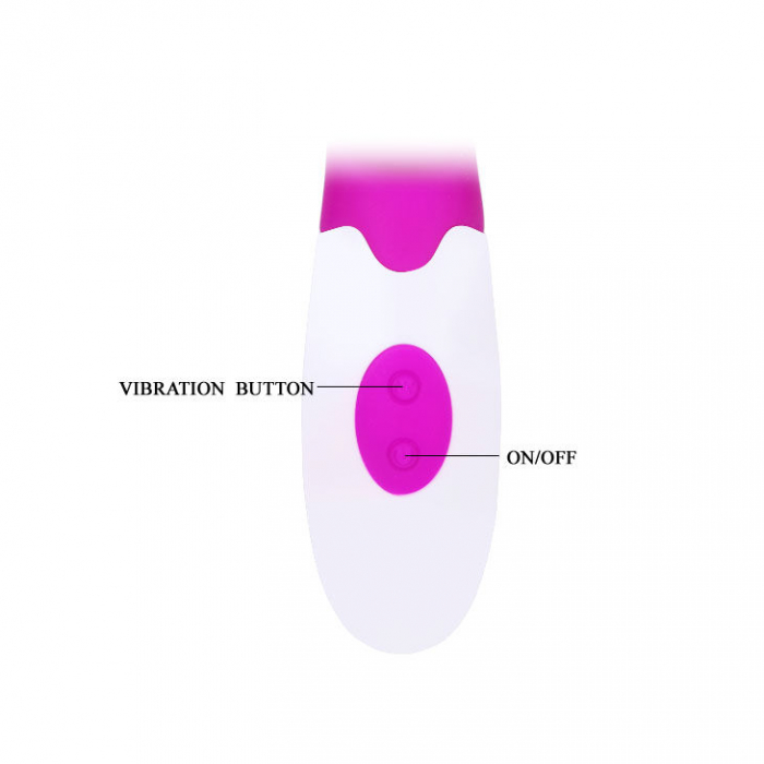 Vibrator Iepuras Pretty Love Alvis – 30 Moduri de Vibratii, Silicon de Inalta Calitate, 20 cm [7]