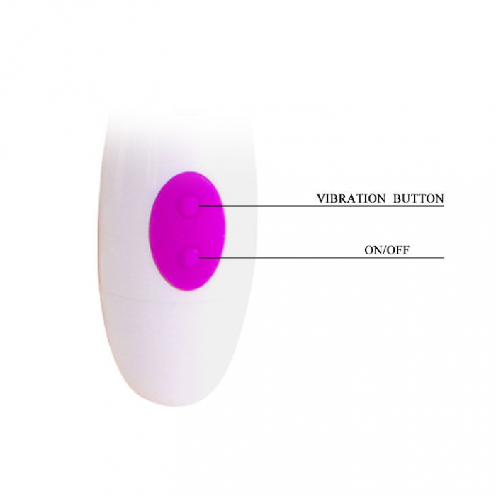 Vibrator Iepuras Pretty Love Newman - 30 Moduri de Vibratii, Silicon Premium, Stimulare Intensa [7]