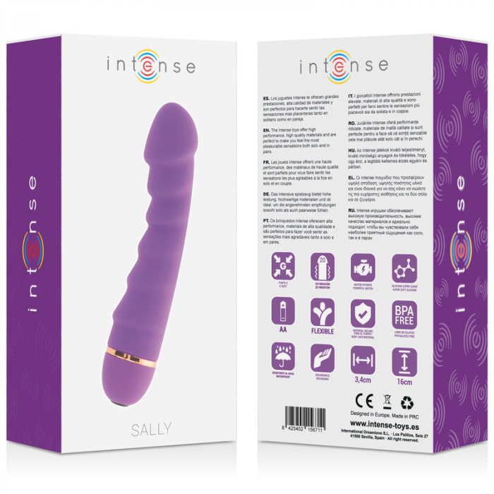 Vibrator Intense Sally 20 Moduri de Vibratie Silicon Mov [6]